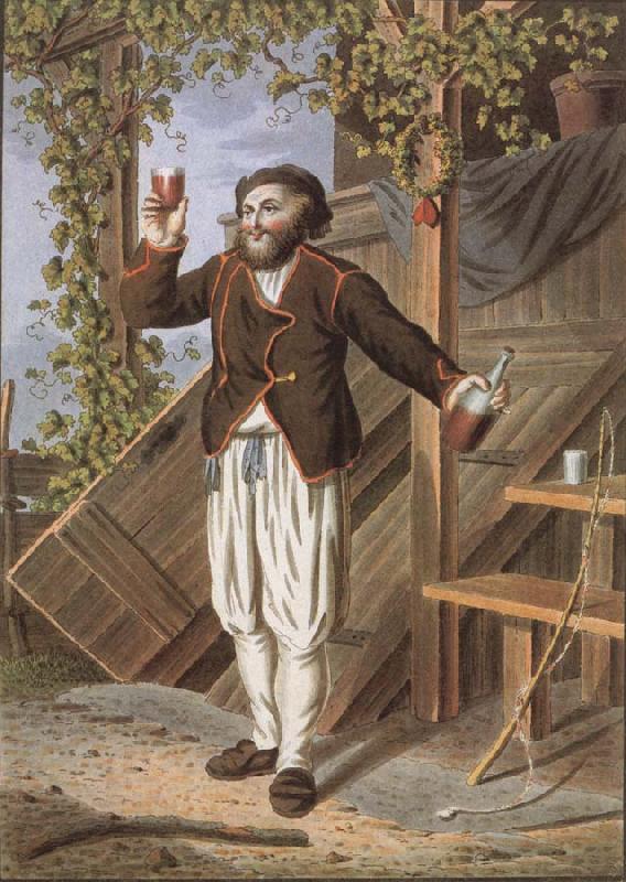 Georg Volmar Peasant of Morat oil painting image